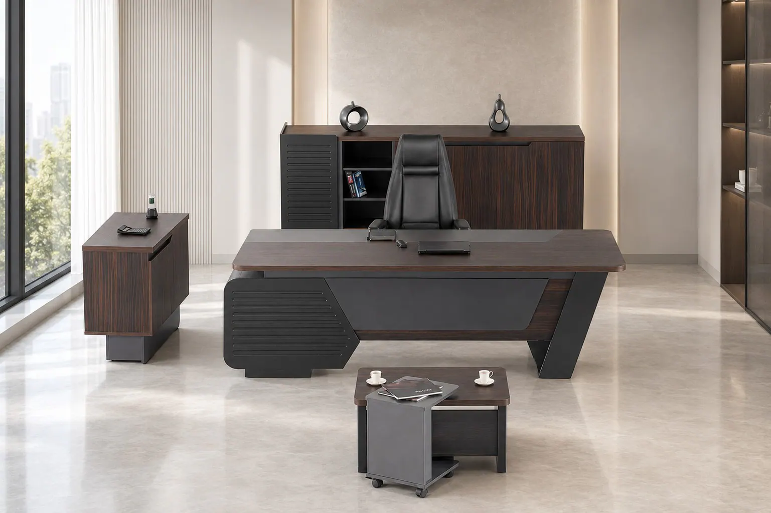 Office Desk Model 03 detail view
